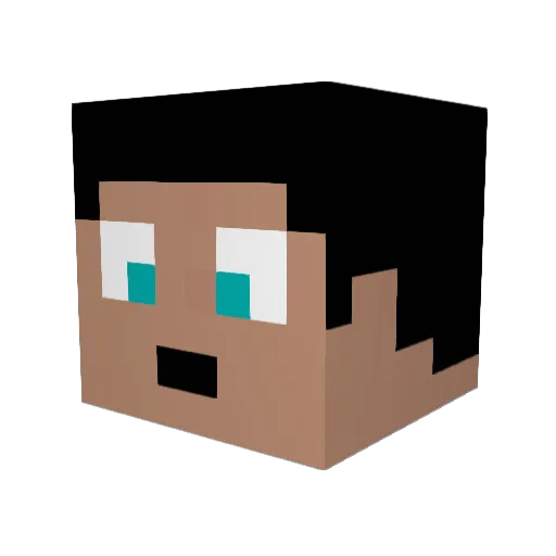 TommyRobinson112 Minecraft avatar head, 3D render