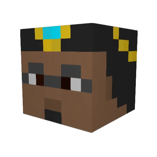 TommySpam09 Minecraft avatar head, 3D render