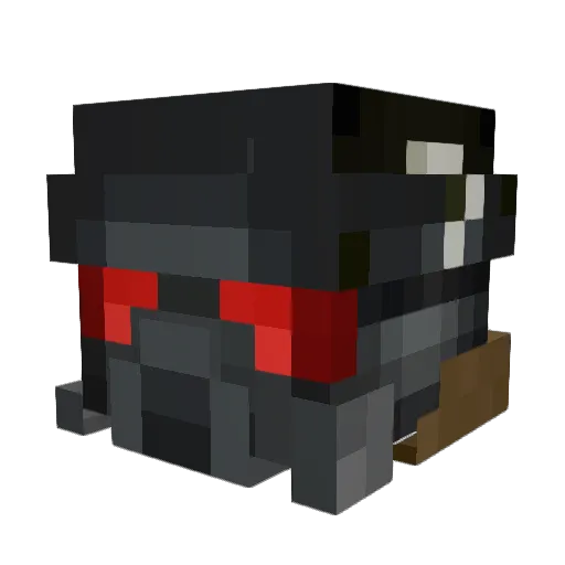Tommy_Musk Minecraft avatar head, 3D render