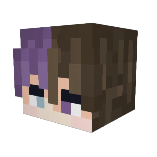Tommy_Onyx Minecraft avatar head, 3D render