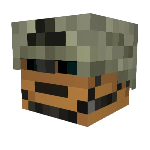 TommyboyFree Minecraft avatar head, 3D render