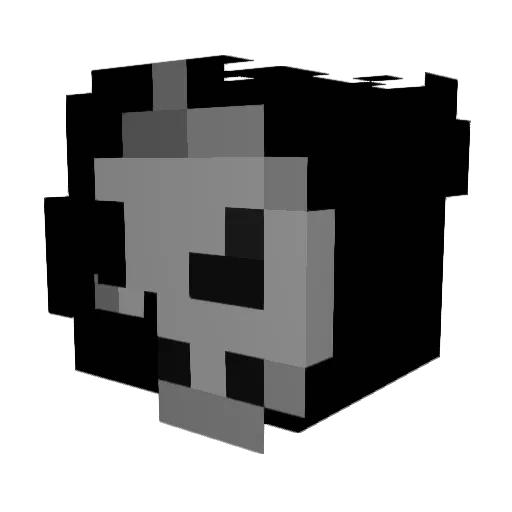 Tommyc08 Minecraft avatar head, 3D render