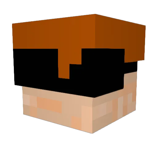 Tommyc09 Minecraft avatar head, 3D render
