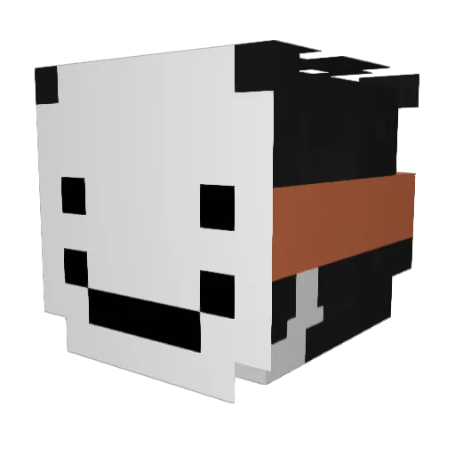 Tommycraft5700 Minecraft avatar head, 3D render