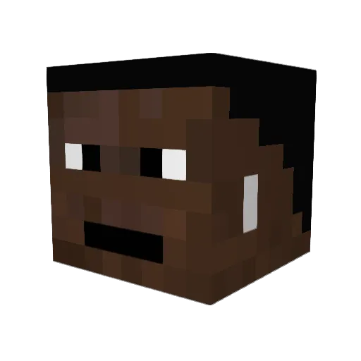 Tommyg7878 Minecraft avatar head, 3D render
