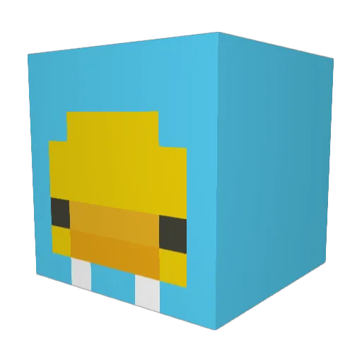 Tommyitisnt Minecraft avatar head, 3D render