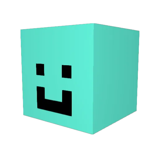 Tomo0081 Minecraft avatar head, 3D render