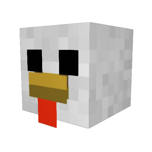 Tomo_Ichigawa Minecraft avatar head, 3D render