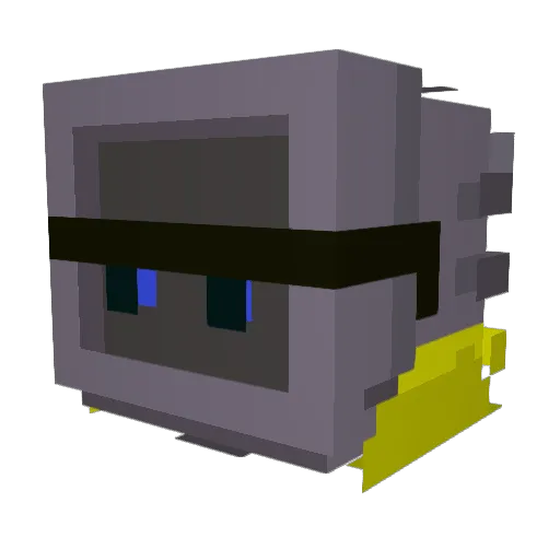 Tomo_Kari Minecraft avatar head, 3D render