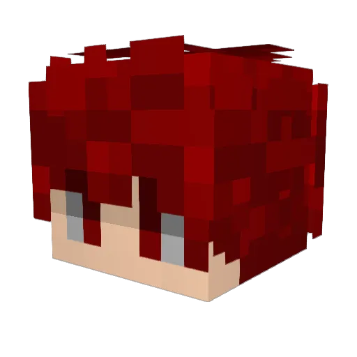 TomokiINFINITY Minecraft avatar head, 3D render
