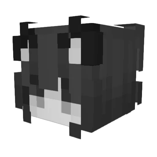 Tomorrowioi Minecraft avatar head, 3D render