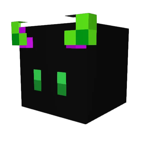 Tomoxo Minecraft avatar head, 3D render