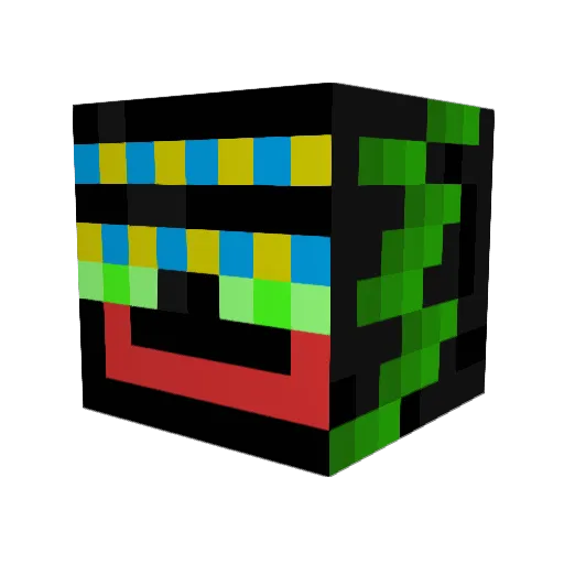 Tomppa323 Minecraft avatar head, 3D render
