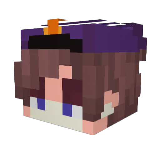 Tomred14 Minecraft avatar head, 3D render