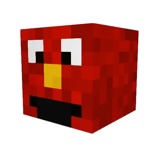 Tomske040 Minecraft avatar head, 3D render