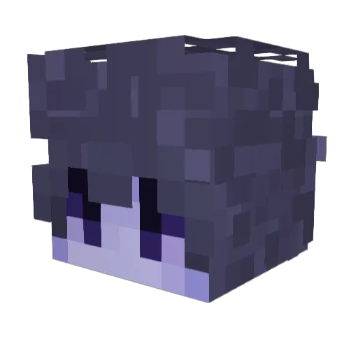 Tomsonn__ Minecraft avatar head, 3D render