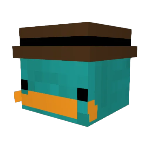 Tomsp27 Minecraft avatar head, 3D render