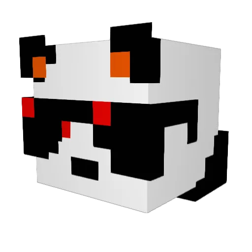 Tomster727 Minecraft avatar head, 3D render
