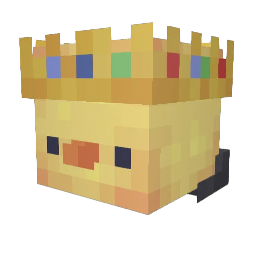 Tomsus10 Minecraft avatar head, 3D render