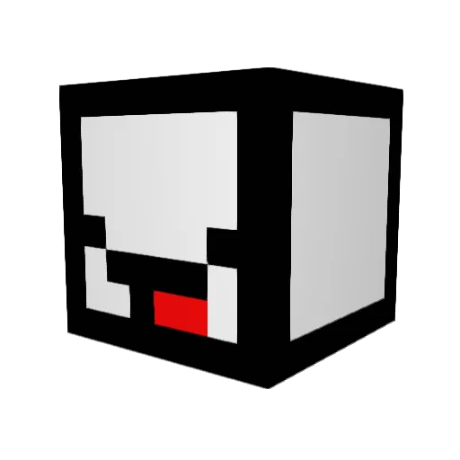 Tomtropo Minecraft avatar head, 3D render