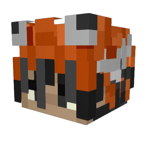 Tomy21kfc Minecraft avatar head, 3D render