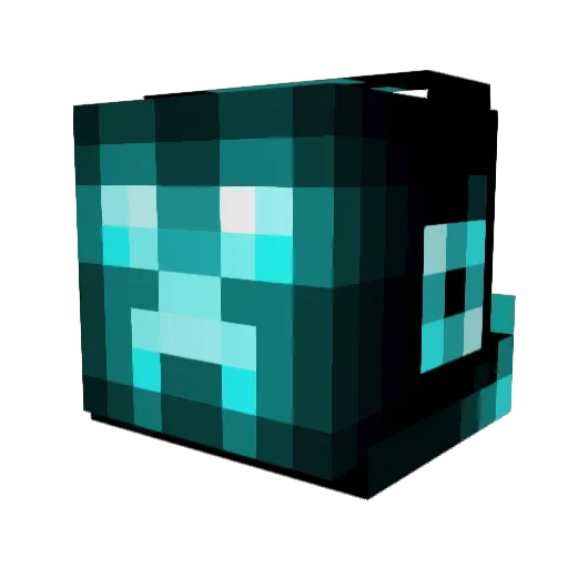 Tomycraft_13 Minecraft avatar head, 3D render