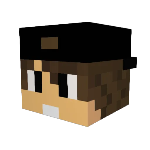 Tomyiturra784 Minecraft avatar head, 3D render