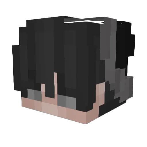 TonTonGuiGui Minecraft avatar head, 3D render