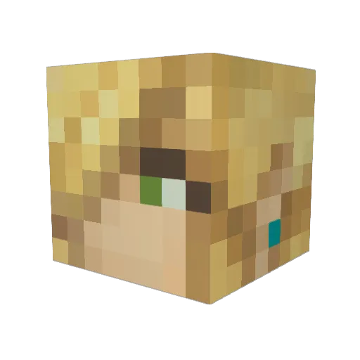 TonVo55 Minecraft avatar head, 3D render