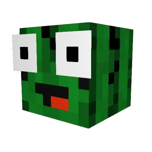 TonacyTytanik Minecraft avatar head, 3D render