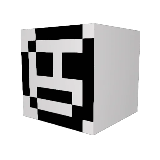 Tonaute Minecraft avatar head, 3D render