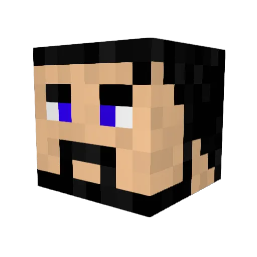 Tonay Minecraft avatar head, 3D render