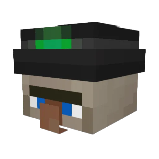 Tond1a Minecraft avatar head, 3D render
