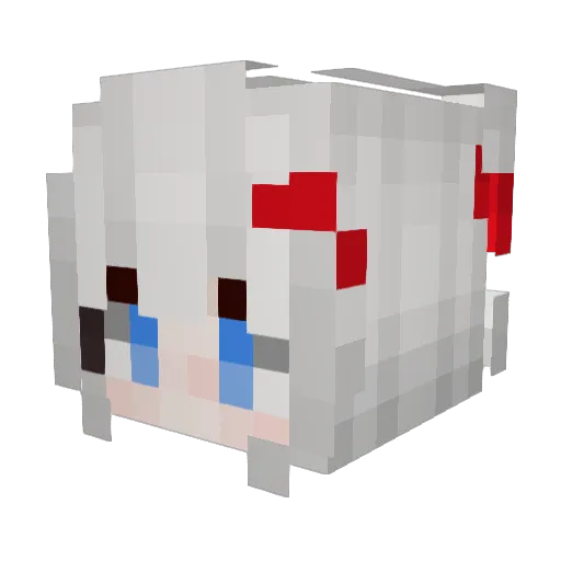 TondilyXiaoLong Minecraft avatar head, 3D render
