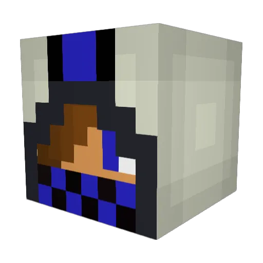 Tondy Minecraft avatar head, 3D render