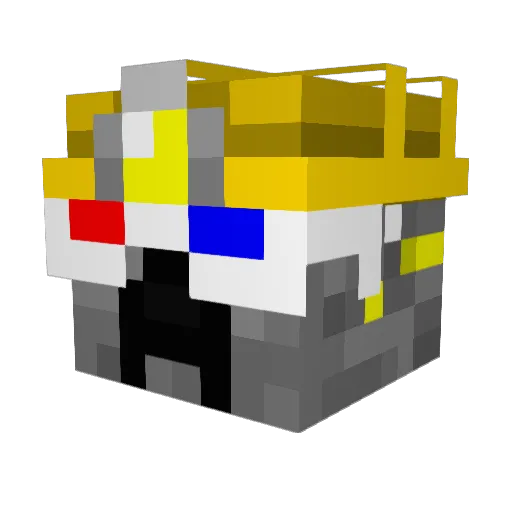 ToneBone345 Minecraft avatar head, 3D render