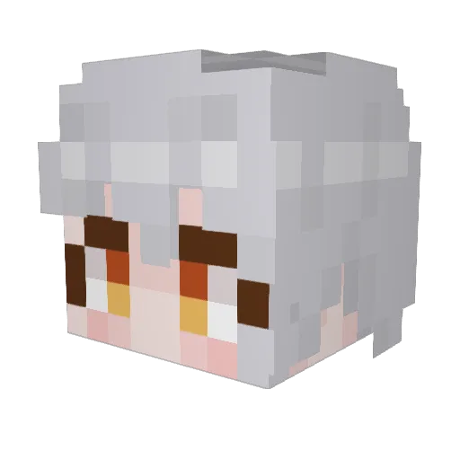 TongKKangYee Minecraft avatar head, 3D render