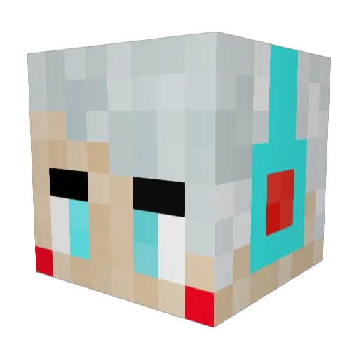 TongNueng111 Minecraft avatar head, 3D render