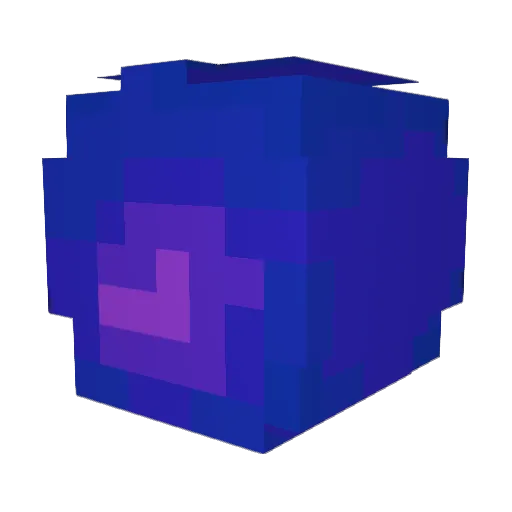 Tonguetalker Minecraft avatar head, 3D render