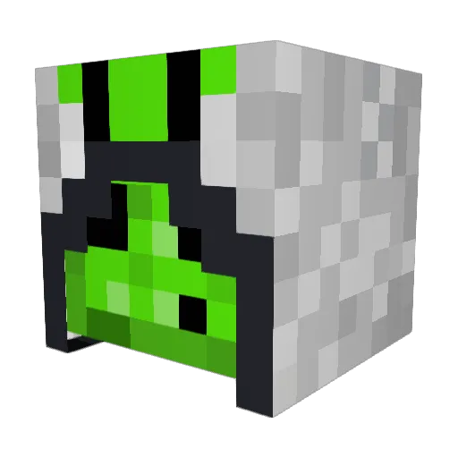 Toni00t Minecraft avatar head, 3D render