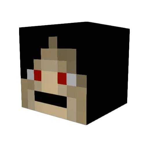 Toni1993 Minecraft avatar head, 3D render