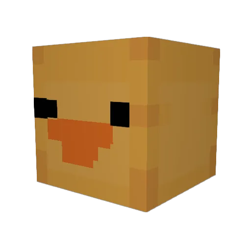 ToniFTW Minecraft avatar head, 3D render