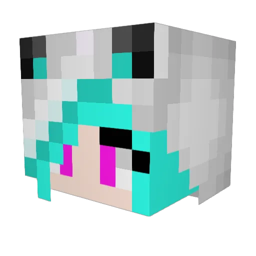 ToniM_MC Minecraft avatar head, 3D render