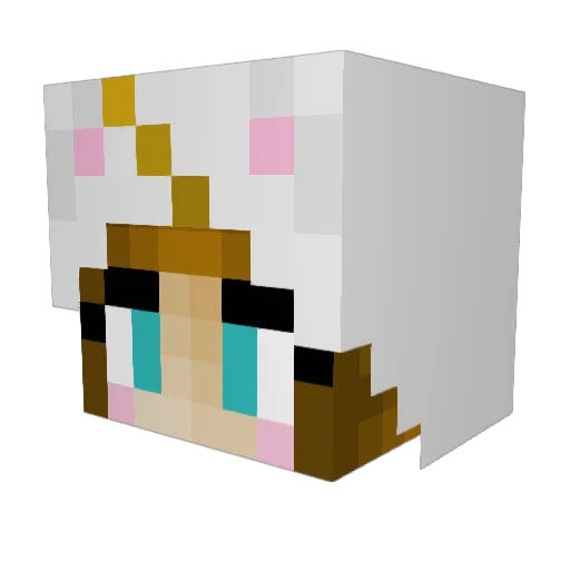 ToniRabbitSpeed Minecraft avatar head, 3D render