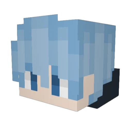 ToniTM2022 Minecraft avatar head, 3D render