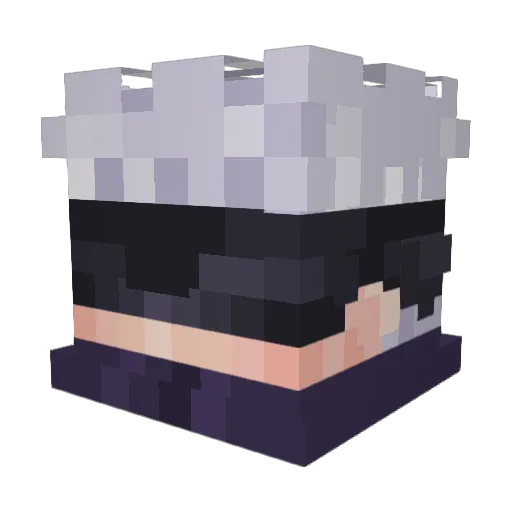 ToniTabe Minecraft avatar head, 3D render