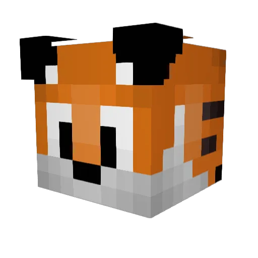 Toni_The_Tiger Minecraft avatar head, 3D render