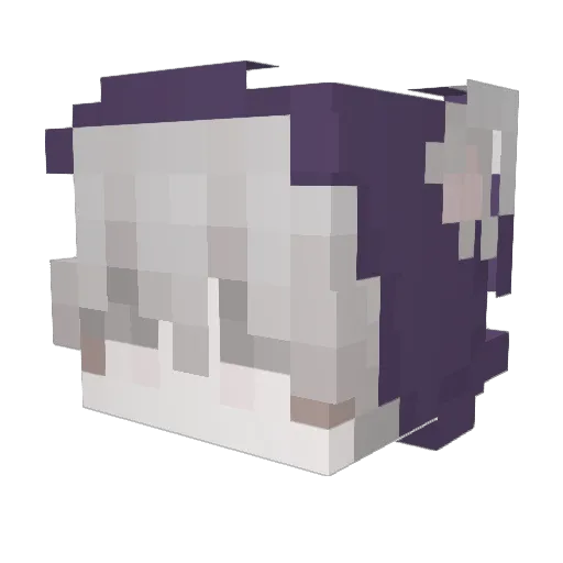 TonicCobalt Minecraft avatar head, 3D render