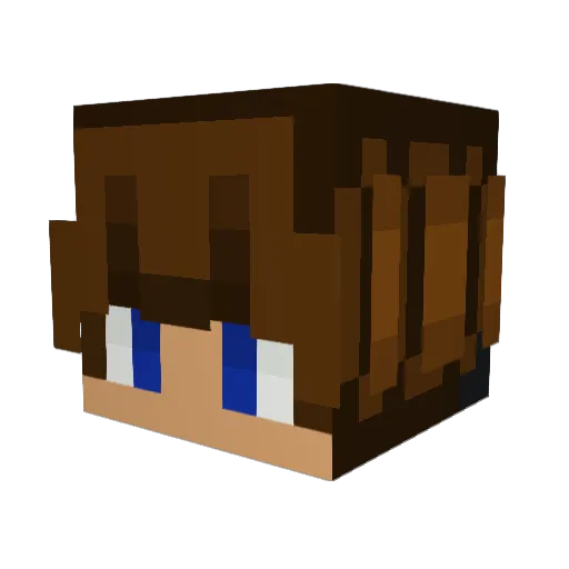TonicGraph73594 Minecraft avatar head, 3D render