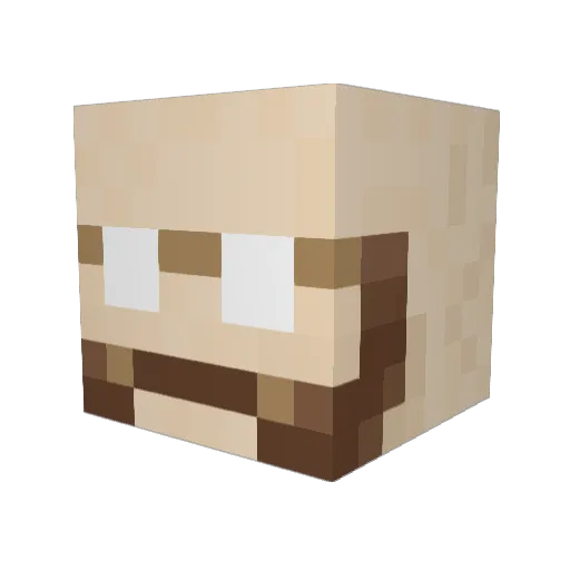 Tonicjin Minecraft avatar head, 3D render